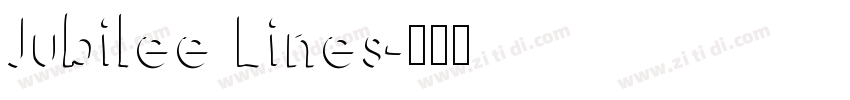 Jubilee Lines字体转换
